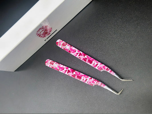 PINK BAPE TWEEZER DUO